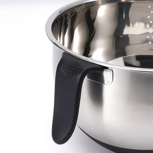 Vista 6 de Coladores y coladores de cocina de acero inoxidable con rallador de queso