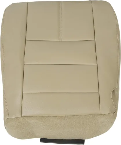 Vista 2 de HECASA Funda de asiento compatible con Ford Super Duty F250 F350 F450 F550 Lariat 2008, 2009, 2010, piel sintética de repuesto para parte inferior