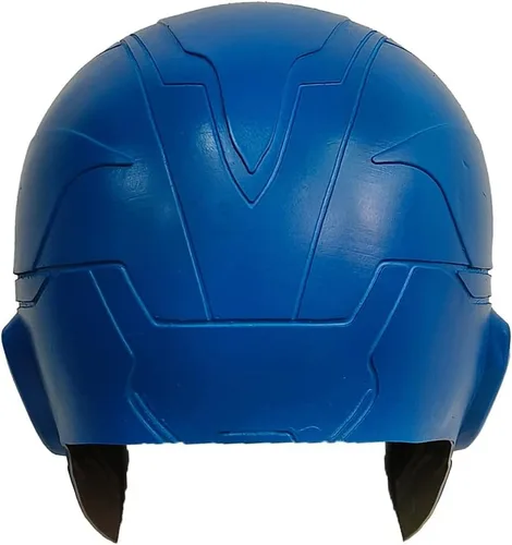 Vista 5 de Máscara de látex Blue Beetles, disfraz de superhéroe para disfraz de Halloween
