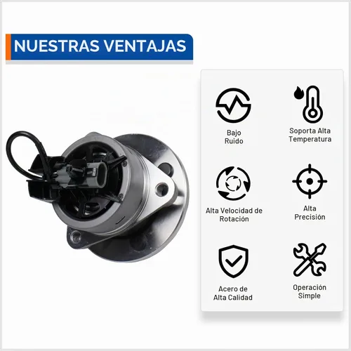 Vista 6 de PAROD 513204 Conjunto de cojinete de rueda delantera y cubo compatible con Chevy Cobalto 2005-2010, Saturn Ion 2003-2007 Pontiac G5 2007-2010