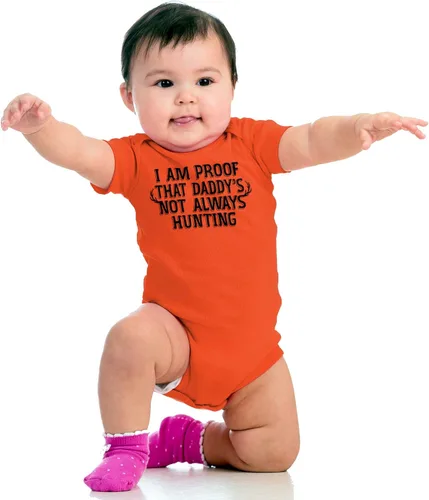 Vista 4 de Brisco Brands Proof Daddy no siempre está cazando mamelucos para bebés niños o niñas