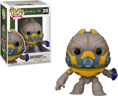 Vista 5 de Funko Pop! Games: Halo Infinite Collectors Set - 3 figuras: Pistola de plasmo Grunt Conscript, Spartan Mark V [B] Espada azul