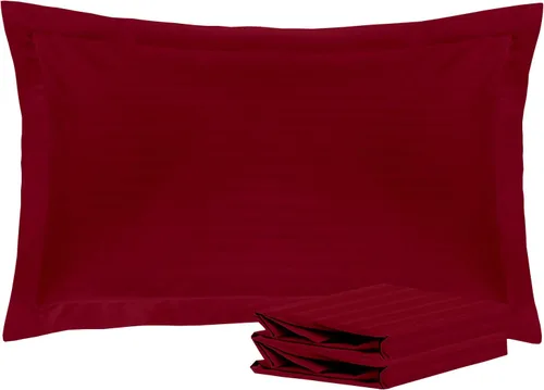 Vista 14 de Juego de 2 fundas de almohada estándar de 600 hilos, 100% algodón egipcio, con cierre de sobre, tamaño estándar de 20 x 26 pulgadas, fundas