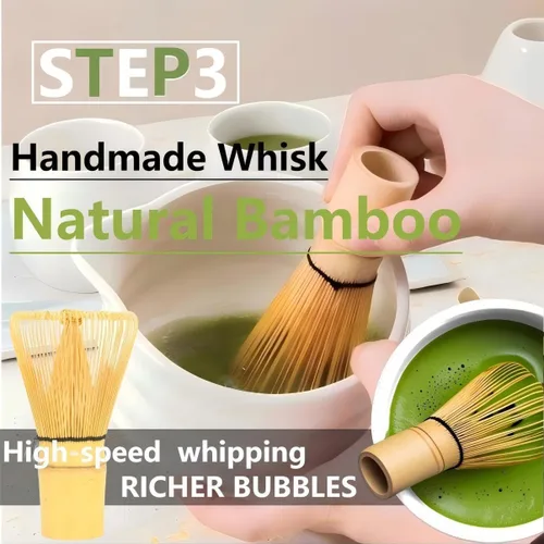 Vista 5 de Matcha Tools, soporte para batidor de matcha, soporte para batidor de Matcha Chasen, soporte de cerámica, cuenco de matcha, inicio de ceremonia