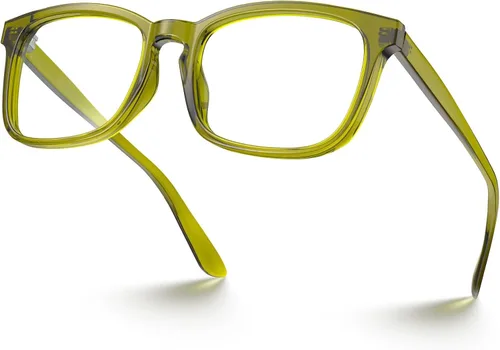Vista 14 de VISOONE - Lentes cuadrados con bloqueo de luz azul y antireflejante para computadora, videojuegos; para mujeres y hombres MONTANA
