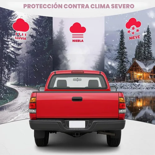 Vista 6 de ECOTRIC Luz trasera compatible con Toyota Tundra 2000-2006 Regular/Access Cab Lámpara de freno de señal Luz trasera lado del conductor izquierdo