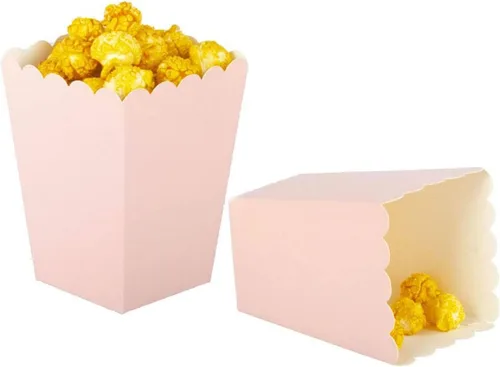 Vista 7 de Cajas de palomitas de maíz negras de cartón, paquete de 24