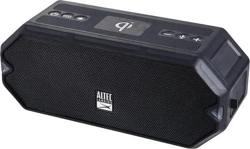 Vista 7 de Altec Lansing - Altavoz Bluetooth portátil inalámbrico HydraBlast, impermeable IP67 para fiestas, altavoces recargables USB C para exteriores