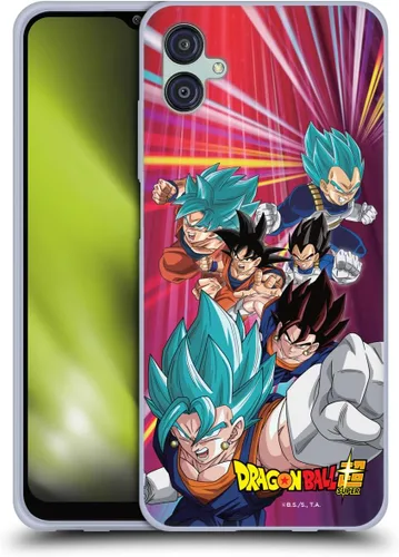Vista 51 de Head Case Designs Funda de gel con licencia oficial de Dragon Ball Super Group Future Trunks Arc Characters [protección de grado militar] compatible