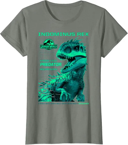 Vista 17 de Jurassic World Indominus Rex Hybrid Predator T-Shirt Small Negro