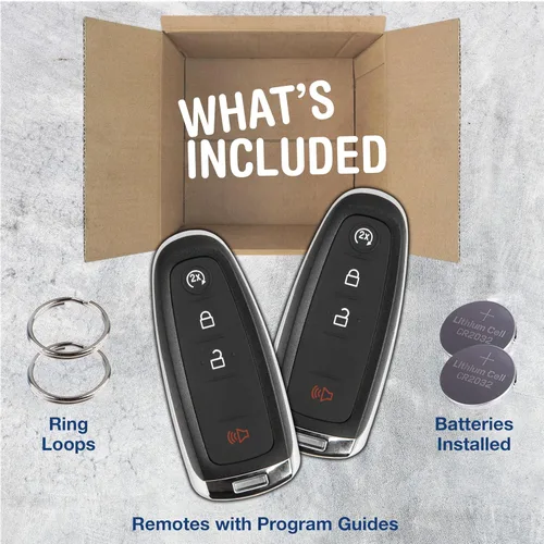 Vista 3 de KeylessOption Alarma inteligente de arranque remoto sin llave para Ford C-Max Edge Explorer Flex Lincoln M3N5WY8609 (paquete de 2)