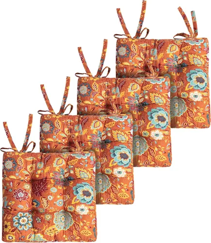 Vista 16 de Greenland Home Atlantis - Cojín de asiento de 18 x 18 pulgadas, triple acolchado, 4