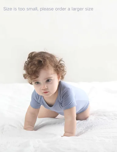 Vista 5 de Conjunto de body sólido de manga corta para bebé, rayón hecho de bambú, recién nacido, niño y niña, paquete de 5
