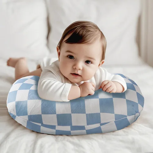 Vista 7 de Paquete de 2 fundas de almohada de lactancia, fundas de almohada elásticas ultrasuaves para lactancia materna para bebés, niños y niñas, se adapta a