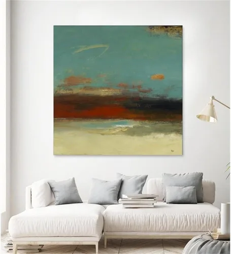 Vista 2 de Giant Art Impresión en lienzo gigante de 84 x 84 pulgadas, diseño de bellas artes, multicolor