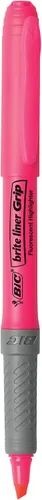 Vista 9 de BIC Brite Liner Grip - Resaltador de agarre punta de cincel colores surtidos 5