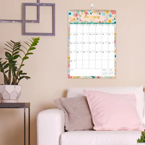 Vista 6 de Calendario de pared 2026 - Calendario 2026, calendario de pared mensual (12 meses) con papel grueso, enero de 2026 a diciembre de 2026, 12 x 17
