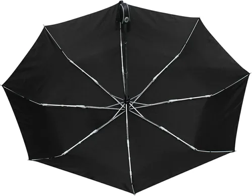 Vista 6 de Paraguas plegable con apertura automática, compacto, para lluvia, estilo vintage, retro, pájaro, floral, azul, para mujeres, hombres, niños, viajes