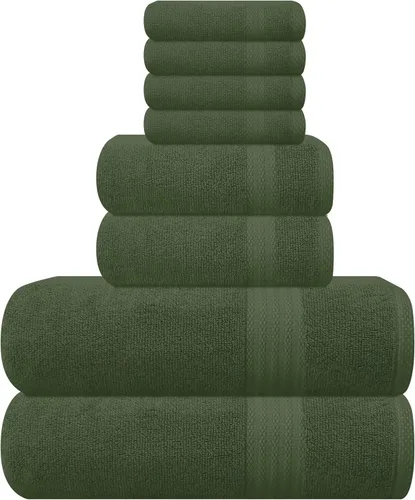 Vista 61 de GLAMBURG Juego de 2 Sábanas de Baño Extra Grandes de Algodón Premium de 700 GSM - 100% Algodón Peinado - 2 Sábanas de Baño 35x70 pulgadas - Calidad