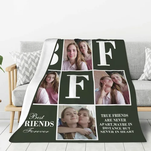 Vista 12 de JCETUNO Regalos personalizados de San Valentín para él y ella, mantas personalizadas con foto, mantas de fotos personalizadas, mantas de fotos