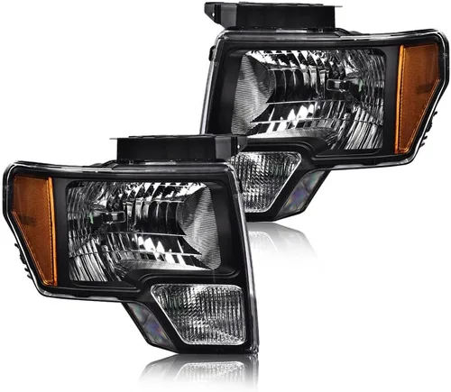 Vista 12 de G-PLUS Conjunto de faros, compatible con Ford F150 2009 2010 2011 2012 2013 2014 (no compatible con estilo LED, solo se ajusta sin estilo LED)