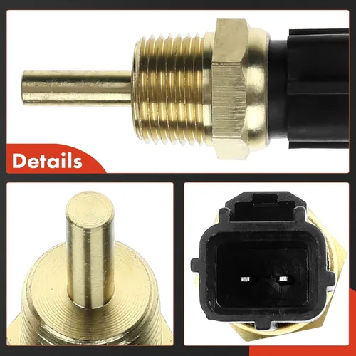 Vista 7 de A-Premium Sensor de temperatura del refrigerante del motor compatible con Chrysler Sebring Dodge Stratus Hyundai Sonata Mitsubishi Eclipse Galant