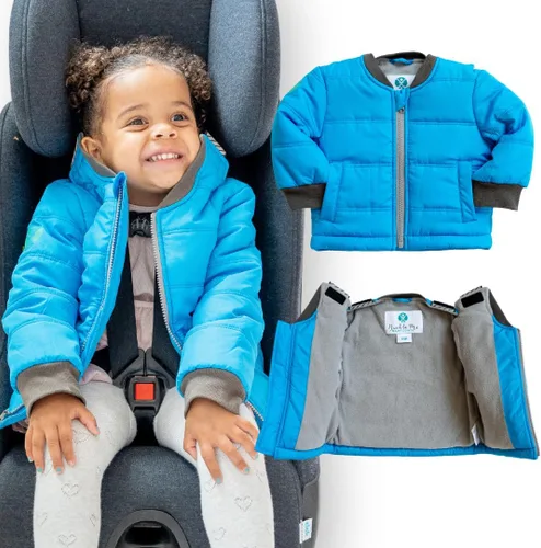 Vista 8 de Buckle Me Baby Coats Abrigo de asiento de coche de Toast