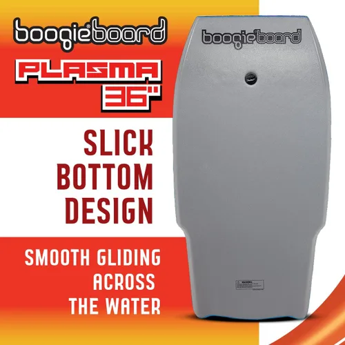 Vista 8 de Boogieboard - Bodyboard de plasma de 36 pulgadas - Correa ajustable - Bodyboard ligero - Espuma de polietileno, parte inferior lisa - Fácil