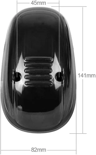Vista 6 de 5 luces de marcador de cabina, lente ahumada, luz LED ámbar para techo de cabina, accesorios de luces con paquete de cableado compatibles