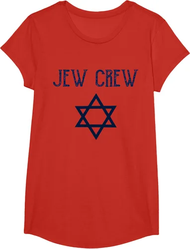 Vista 67 de Camiseta Jew Crew Jewish Star, gris, S