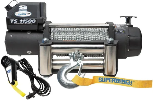 Vista 14 de Superwinch 1595200, Tiger Shark de 9.5, Torno de 12 voltios, 9,500 Libras de Capacidad con Guía de Rodillo