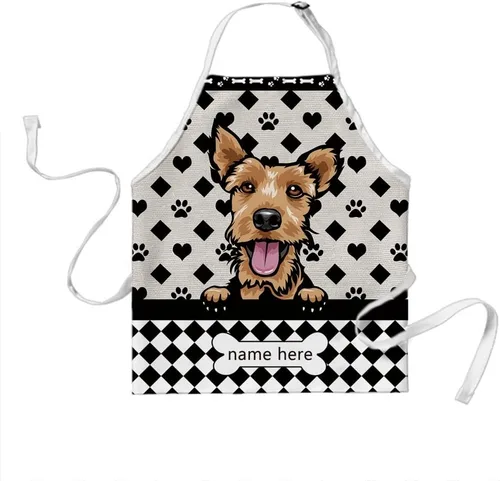 Vista 12 de Delantal de lunares para perro personalizado Lindo perro Rhodesian Ridgeback, RHODESIAN RIDGEBACK