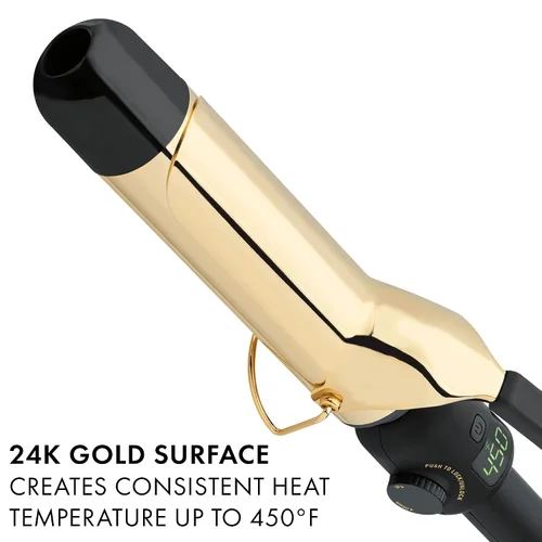 Vista 3 de HOT TOOLS Rizador digital profesional de oro de 24 quilates de 1-1/2 pulgadas, 1 ct.
