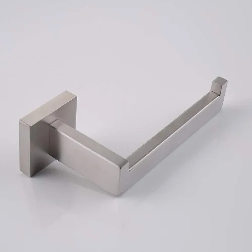 Vista 6 de TASTOS Soporte de Papel Higiénico de Níquel Cepillado, Dispensadores y Colgadores de Rollo de Papel Higiénico Montados en Pared para Baño y Cocina
