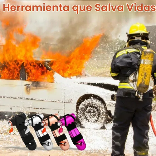 Vista 8 de SINSEN - Cortador de cinturón de seguridad para automóvil, herramienta de emergencia para romper vidrio, kit de escape de martillo de seguridad, 3