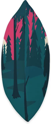 Vista 2 de Cryptozoology Bigfoot Yeti Sasquatch Gifts Conspiracy Theory Cryptid Forest Sasquatch Sunset Bigfoot Throw almohada, 16x16, Multicolor