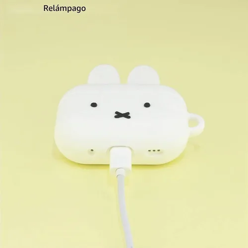 Vista 5 de Gourmandise Funda de silicona MF-367WH para Miffy AirPods Pro (2ª generación), AirPods Pro, Face