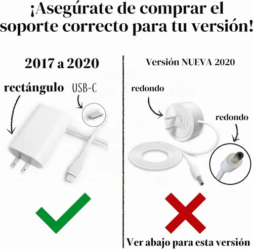 Vista 2 de Soporte de salida WiFi para Google, enchufe rectangular original (no enchufe redondo), paquete de 2
