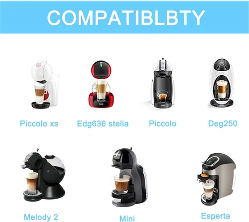 Vista 3 de Taza de filtro de cápsula de café de acero inoxidable recargable - Cápsula de café reutilizable para Dolce Gusto