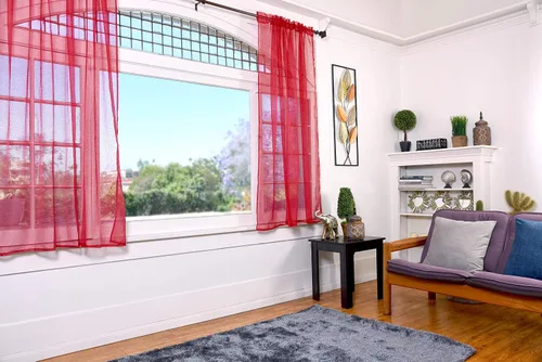 Vista 56 de All American Collection - cortinas Doli transparentes, 2 unidades Blanco