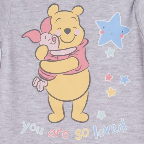 Vista 8 de Disney Classics Winnie the Pooh Mickey Mouse - Conjunto de 3 piezas con capucha y pantalones para bebé (recién nacido, 24 meses)