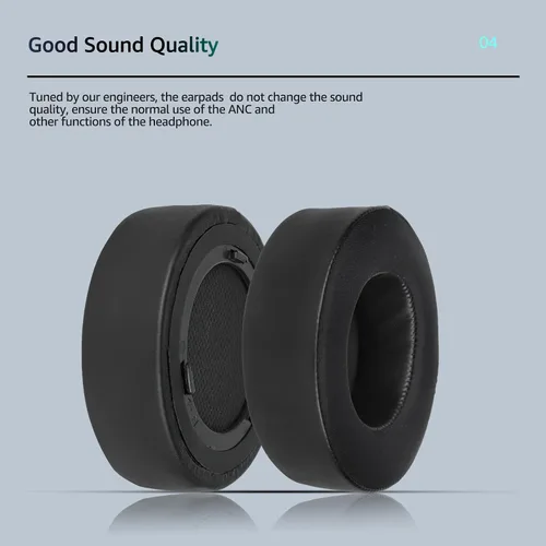 Vista 5 de Almohadillas de repuesto de tela para auriculares Corsair Virtuoso Gaming – Tela suave y almohadillas de espuma viscoelástica para Virtuoso RGB, XT
