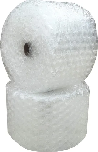 Vista 4 de UBOXES - Rollo de amortiguación de burbujas, 130 pies x 12 pulgadas de ancho, grande de 1/2 pulgadas, burbujas transparentes, envoltura transparente