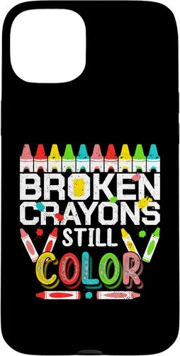 Vista 9 de Broken Crayons Still Color Mental Health Awareness Men Women Case for iPhone 17