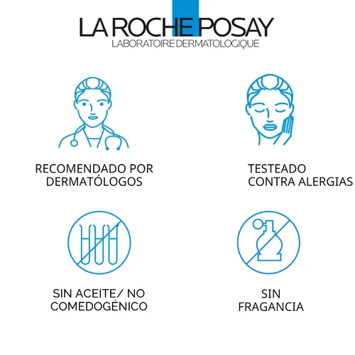 Vista 5 de La Roche-Posay Toleriane - Hidratante UV SPF de doble reparación para cara, hidratante facial diario con protector solar SPF 30, niacinamida