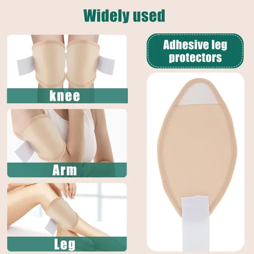 Vista 3 de Paquete de 2 unidades de aceite esencial para rodilla, tobillo, codos, brazos y pies, paquete de aceite de rodilla de franela de bambú reutilizable