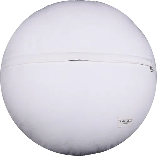 Vista 9 de Trade Star Funda de almohada india de 18 pulgadas, 100% algodón, redonda, estilo campestre, para sofá, decoración moderna para sala de estar