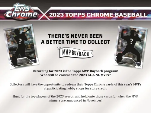 Vista 5 de Caja de valor sellada de fábrica de béisbol Topps Chrome 2023 – Juegos completos de béisbol