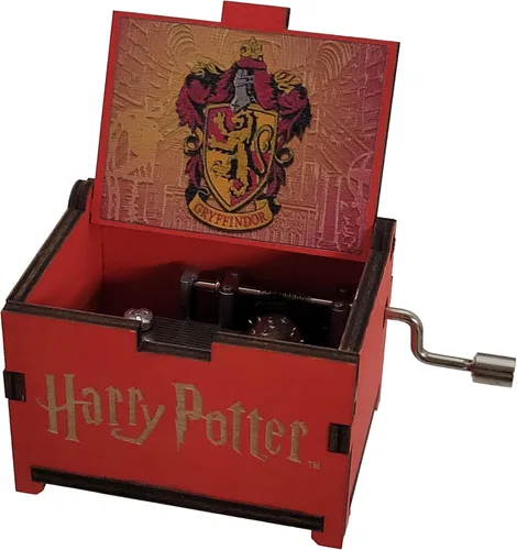 Vista 29 de TheLaser'sEdge Harry Potter Mini caja de música de regalo - Felicidad negra Negro