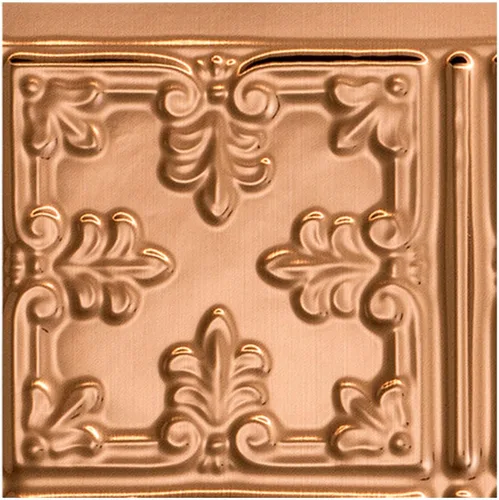Vista 38 de FASÄDE Panel decorativo para salpicaduras de vinilo de estilo tradicional / patrón 10 en bronce antiguo (muestra de 6 x 6 pulgadas)